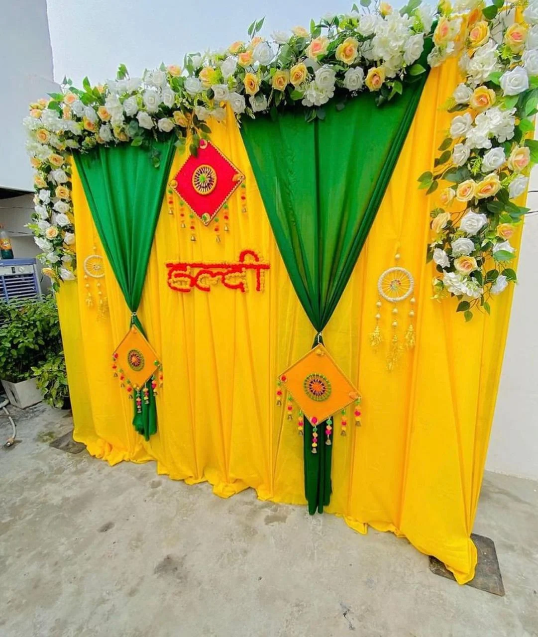 Haldi Ceremony Setup